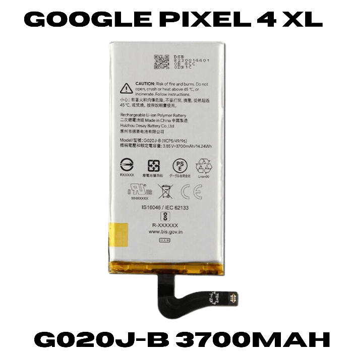 Battery Google Pixel 4 XL Li-ionBattery G020J-B 3700mAh Battery Google Pixel 4 XL Li-ionBattery G020J-B 3700mAh